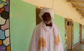Abdullah Ali Abdullah has spent 30 years working with communities in North Kordofan to encourage abandonment of female genital mutilation. © UNFPA Sudan